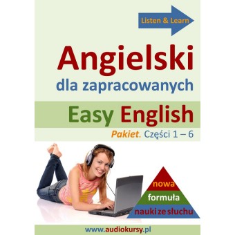 Easy English – Angielski dla zapracowanych Pakiet mp3 części 1 - 6 (Płyta CD-R)